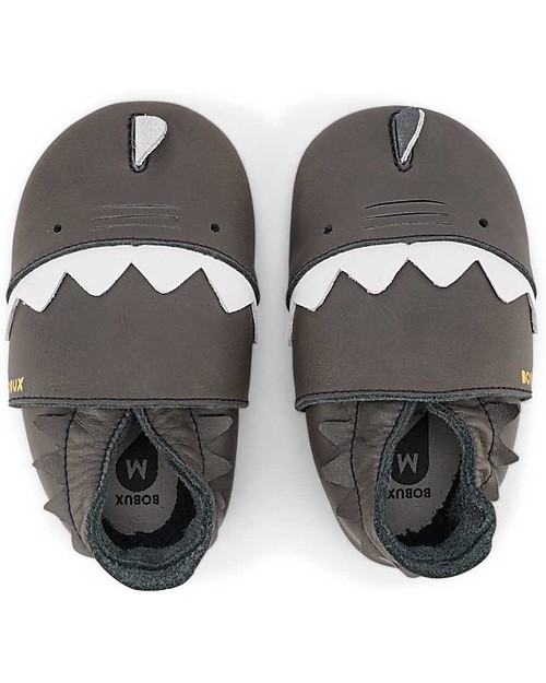 Bobux Soft Sole Bo Buddies Shoe - Fin Charcoal - the Next Best thing After Bare Feet! Soft Sole Shoes