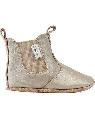 Bobux Soft Sole Booties, Gold - The next best thing after bare feet! Bobux Soft Sole