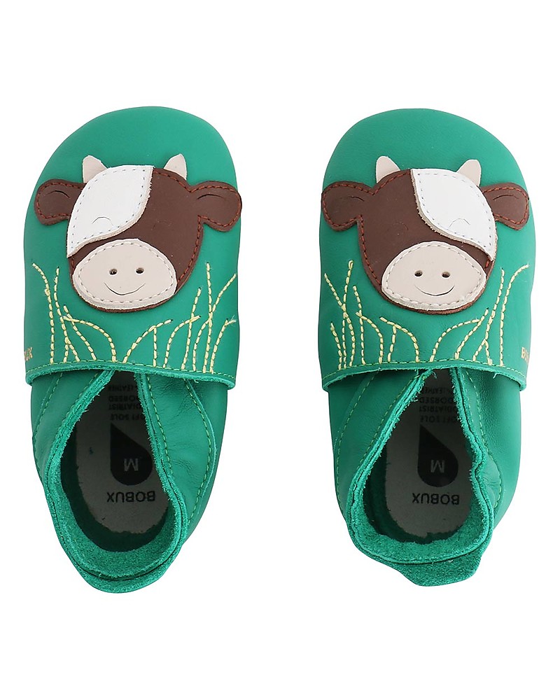 Bobux Soft Sole Emerald With Cow The Next Best Thing After Bare Feet Girl