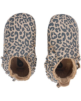 Bobux Soft Sole, Gold Leopard Print - The next best thing after bare feet! Bobux Soft Sole