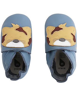 Bobux Soft Sole - Leopard Blue - The next best thing after bare feet! Bobux Soft Sole