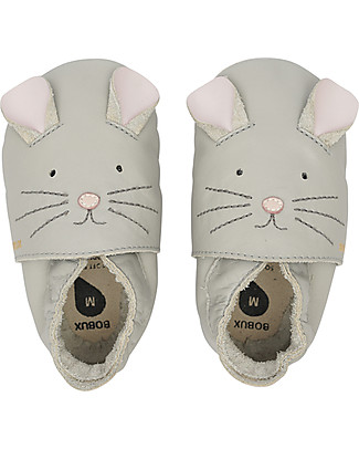 Bobux Soft Sole - Light Grey Squeek - The next best thing after bare feet! Bobux Soft Sole