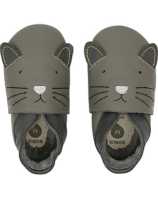 Bobux Soft Sole - Meow Charcoal - The next best thing after bare feet! Bobux Soft Sole