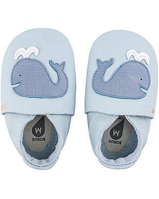 Bobux Soft Sole - Moby Sky Grey - The next best thing after bare feet! Bobux Soft Sole