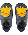 Bobux Soft Sole, Navy with Tiger - The next best thing after bare feet! Soft Sole Shoes