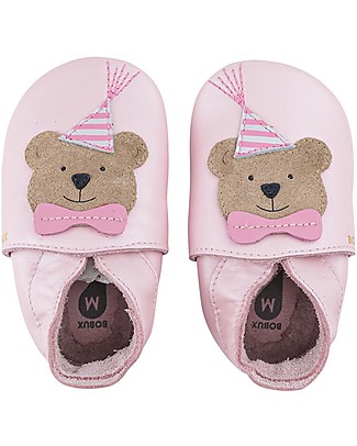 Bobux Soft Sole - Party Bear Blossom - The next best thing after bare feet! Bobux Soft Sole