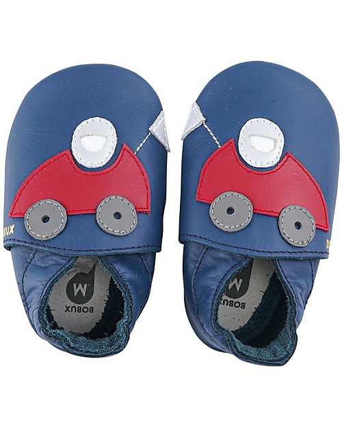 Bobux Soft Sole - Racer Navy - The next best thing after bare feet! Soft Sole Shoes
