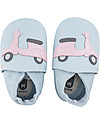 Bobux Soft Sole - Scoot Sky Grey - The next best thing after bare feet! Soft Sole Shoes
