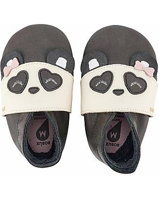 Bobux Soft Sole Shoe - Bam-Bow - Charcoal - the Next Best thing After Bare Feet! Soft Sole Shoes