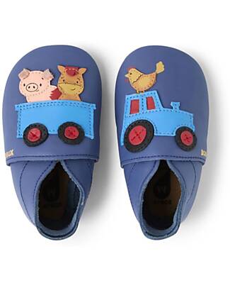 Bobux Soft Sole Shoe - Rusty Ride - Blue Indigo - the Next Best thing After Bare Feet! Soft Sole Shoes