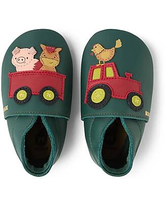 Bobux Soft Sole Shoe - Rusty Ride - Forest - the Next Best thing After Bare Feet! Soft Sole Shoes