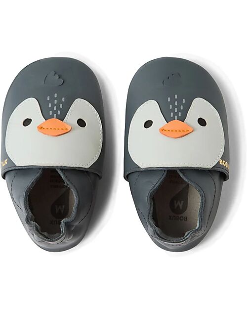 Bobux Soft Sole Shoe - Skipper - Charcoal - the Next Best thing After Bare Feet! Soft Sole Shoes
