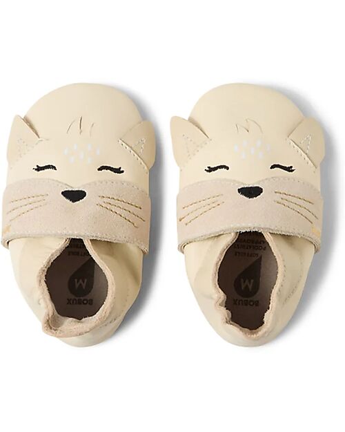 Bobux Soft Sole Shoe - Snowflox - Vanilla - the Next Best thing After Bare Feet! Soft Sole Shoes