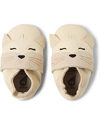 Bobux Soft Sole Shoe - Snowflox - Vanilla - the Next Best thing After Bare Feet! Soft Sole Shoes