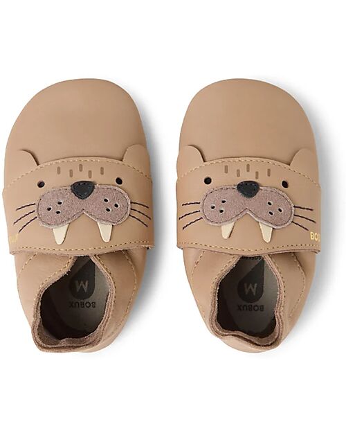 Bobux Soft Sole Shoe - Wally - Warm Taupe - the Next Best thing After Bare Feet! Soft Sole Shoes
