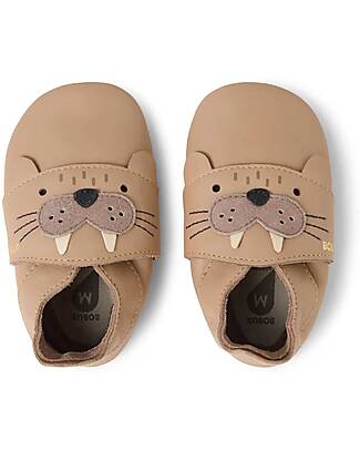 Bobux Soft Sole Shoe - Wally - Warm Taupe - the Next Best thing After Bare Feet! Soft Sole Shoes