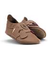 Bobux Soft Sole Shoe - with Mama Bear - Caramel - The Best Thing After Bare Feet Soft Sole Shoes