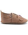 Bobux Soft Sole Shoe - with Mama Bear - Caramel - The Best Thing After Bare Feet Soft Sole Shoes