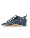 Bobux Soft Sole Snap Terrazzo - Navy - the Next Best thing After Bare Feet! Soft Sole Shoes