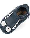 Bobux Soft Sole Snap Terrazzo - Navy - the Next Best thing After Bare Feet! Soft Sole Shoes