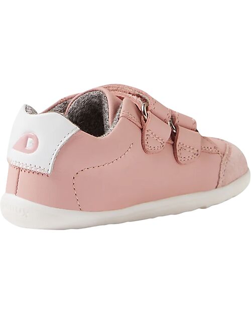 Bobux Step Up Blaze Shoes - Ballet Pink - Premium Leather - First Steps Shoes