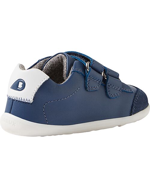 Bobux Step Up Blaze Shoes - Vintage Indigo - Premium Leather - First Steps Shoes