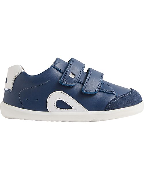 Bobux Step Up Blaze Shoes - Vintage Indigo - Premium Leather - First Steps Shoes