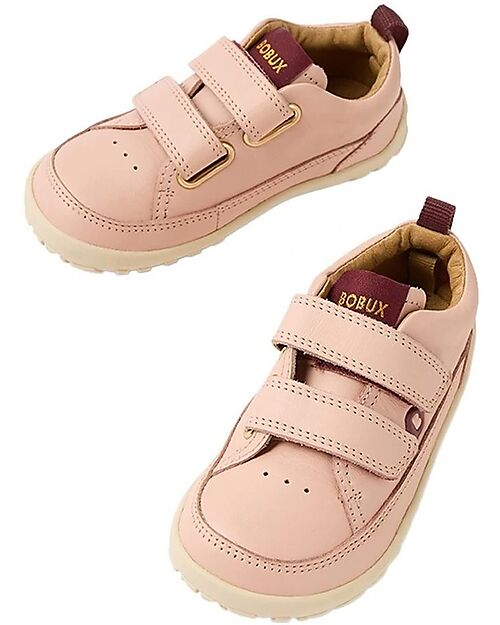 Bobux Step Up Champ Chalk Shoes - Alpha - Cashmere Rose - Barefoot - First Steps Shoes