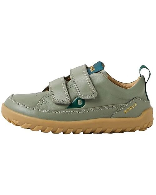 Bobux Step Up Champ Chalk Shoes - Alpha - Vetiver - Barefoot - First Steps Shoes