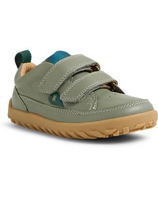 Bobux Step Up Champ Chalk Shoes - Alpha - Vetiver - Barefoot - First Steps Shoes