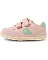 Bobux Step Up Champ Chalk Shoes - Ballet Pink Hemlock - First Steps Shoes