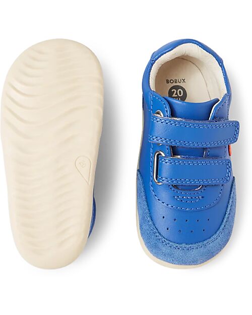 Bobux Step Up Champ Chalk Shoes - Olympian Blue Shoes