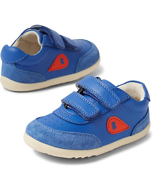 Bobux Step Up Champ Chalk Shoes - Olympian Blue Shoes