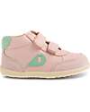 Bobux Step Up Champ High Shoes - Ballet Pink Hemlock - First Steps Shoes
