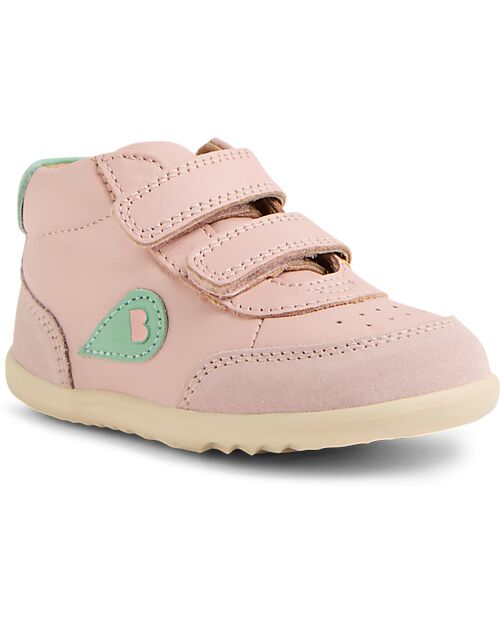 Bobux Step Up Champ High Shoes - Ballet Pink Hemlock - First Steps Shoes