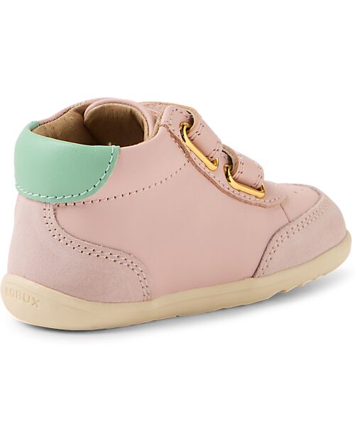 Bobux Step Up Champ High Shoes - Ballet Pink Hemlock - First Steps Shoes