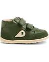 Bobux Step Up Champ High Shoes - Bronze Green - First Steps Shoes