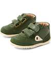 Bobux Step Up Champ High Shoes - Bronze Green - First Steps Shoes