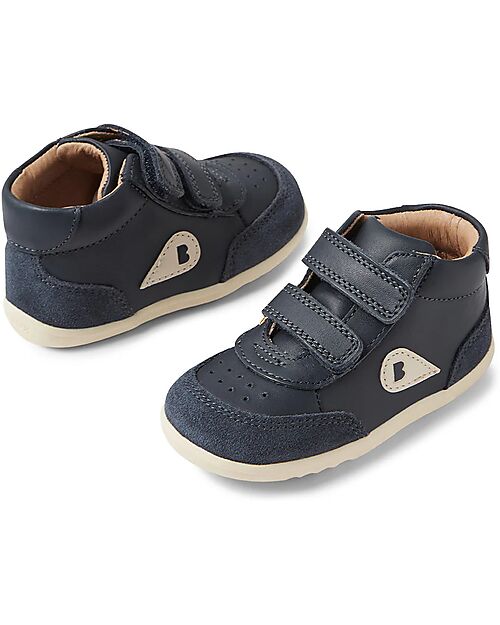 Bobux Step Up Champ High Shoes - Navy - First Steps Shoes
