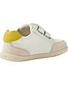 Bobux Step Up Champ Shoes - Chalk White and Retro Green - First Steps Shoes