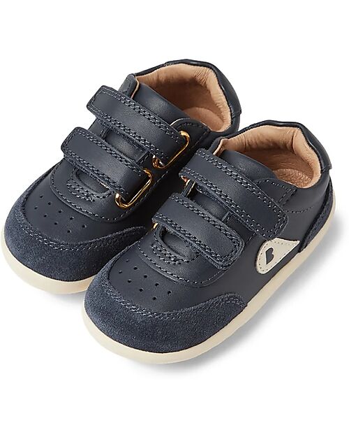 Bobux Step Up Champ Shoes - Navy Vintage Indigo - First Steps Shoes
