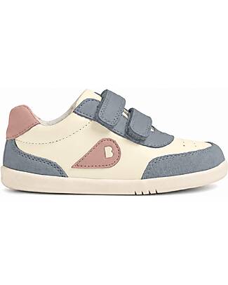 Bobux Step Up Champ Shoes - Ultimate Grey White Swan - First Steps Shoes