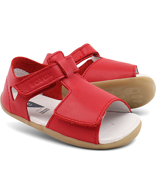 Bobux Step-Up Classic Mirror Sandal, Red - Ultra flexible, perfect for first steps! Sandals