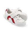 Bobux Step Up Comet Shoe - White and Red - First Steps Shoes