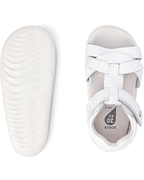 Bobux Step Up Cove Sandals - White - First Steps Sandals