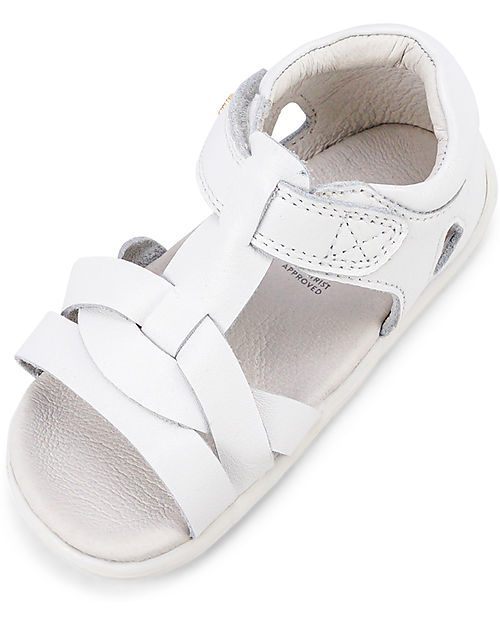 Bobux Step Up Cove Sandals - White - First Steps Sandals