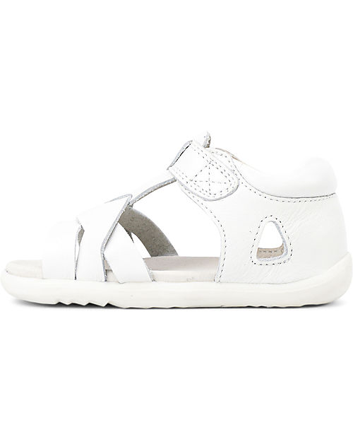 Bobux Step Up Cove Sandals - White - First Steps Sandals
