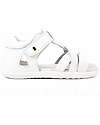 Bobux Step Up Cove Sandals - White - First Steps Sandals