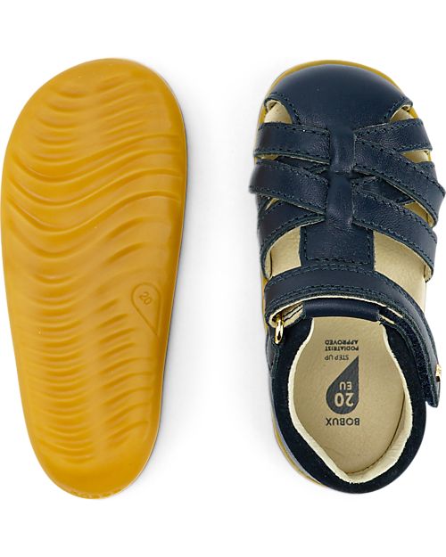 Bobux Step Up Cross Jump Sandal - Navy - First Steps Sandals
