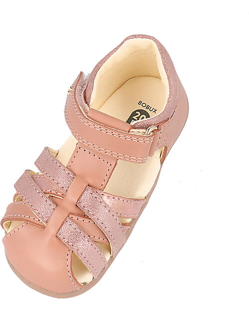 Bobux Step Up Cross Jump Sandal - Rose - First Steps Sandals